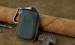 Bao Da Chìa Khóa Ô Tô Handmade Vinfast E34 VF8 VF9 VF6 da bò thật - hãng chính hãng