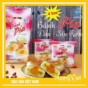 Đặc Sản Sóc Trăng - Bánh Pía Đậu Xanh Sầu Riêng 1 Trứng Tân Huê Viên 540G, Bánh Pía Sóc Trăng Chính Hãng Tân Huê Viên