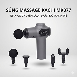 Máy massage cầm tay Kachi MK377 với 9 cấp độ rung - hàng chính hãng