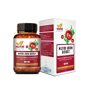 Viên Sắt Hữu Cơ New Zealand Nutri Iron Boost 30 Viên | Giúp Bổ Sung Sắt, Acid Folic Cho Cơ Thể - Nhập Khẩu Chính Hãng
