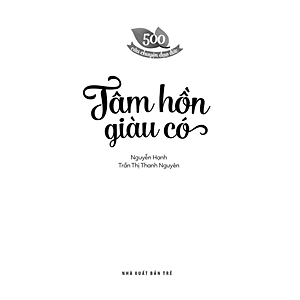 Sách 500 Câu Chuyện ĐĐ: Tâm Hồn Giàu Có