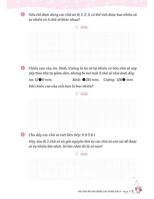 Bài Tập Bổ Trợ Nâng Cao Toán Lớp 3 - Tập 2 (Theo Chương Trình GDPT Của Bộ Kết Nối Tri Thức)