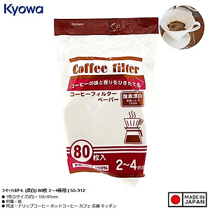 Set 80 túi giấy lọc cà phê Kyowa - Made in Japan