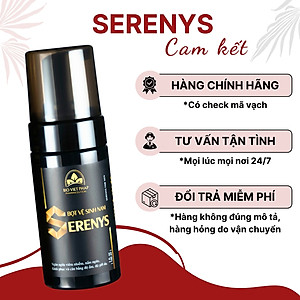 Dung dịch vệ sinh nam Serenys dạng bọt 100ml - Khử mùi hôi ở nam