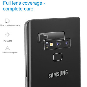 Kính cường lực Camera Usams cho Samsung Galaxy Note 9 (độ cứng 9H, độ trong Full HD) - Hàng chính hãng