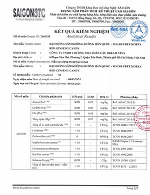 Kẹo Hồng Sâm Hàn Quốc Không Đường Ginseng House - Bịch đỏ 500g - Giảm Mệt Mỏi & Căng Thẳng