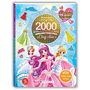 Combo 4 Cuốn: Công Chúa Phép Thuật - 2000 Hình Dán Trang Phục Công Chúa