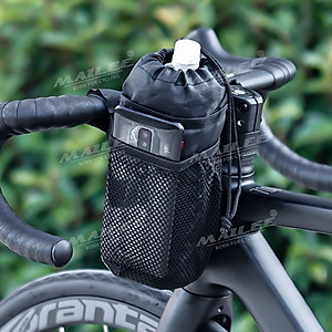 Túi đựng bình nước cho xe đạp, giữ nhiệt (loại lớn) TGN-07 gắn tay lái xe đạp, phù hợp nhiều kích thước, gắn 3 điểm nhiều vị trí - Mai Lee