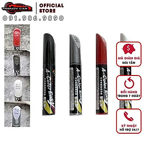 Bút tẩy xóa vết trầy xước dăm, xước lộ màu trên ô tô xe máy ColorEASY 4 màu đen, ghi, đỏ, trắng