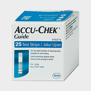 Máy Đo Đường Huyết ACCU-CHEK Guide Kèm 25 Que Thử Độ Chính Xác Vượt Trội 10/10
