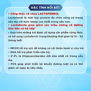 Sữa bột Enfagrow Enspire 3 850g hỗ trợ đề kháng với Lactoferrin dành cho trẻ từ 2-6 tuổi
