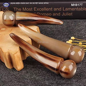 Dụng cụ điện chẩn mắt trâu bằng Sừng (MH817) DAY ẤN HUYỆT GAN, MẬT, đả thông kinh mạch