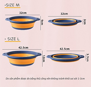 Thau nhựa Silicon gấp gọn đa năng