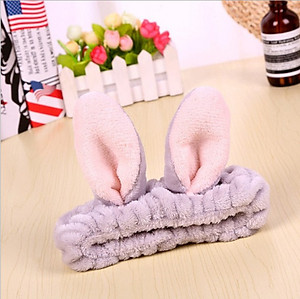 Băng Đô Rửa Mặt Tai Thỏ Xinh Xắn (màu ngẫu nhiên)