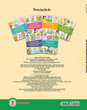 Combo 6 Quyển Kiến Thức Và Kỹ Năng Dành Cho Học Sinh: Chăm Sóc Sức Khoẻ + Thể Dục, Vui Chơi, Nghỉ Ngơi, Ăn Uống + Giữ Gìn Vệ Sinh + Những Việc Cần Làm + Sức Khoẻ Và Bệnh Thường Gặp + An Toàn Ở Nhà, Ra Đường, Trong Trường