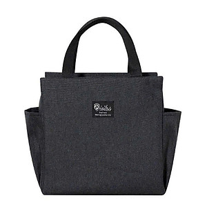 Túi Giữ Nhiệt Đựng Hộp Cơm Trưa Văn Phòng, Túi Đựng Hộp Cơm Thực Phẩm Đa Năng Có Ngăn Chứa Chai Nước 2 Bên - HÀNG CHÍNH HÃNG MINIIN