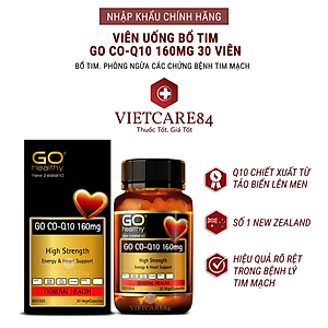 Bộ sản phẩm nhập khẩu chính hãng giúp bổ tim, giảm lão hóa tim mạch, bổ xương khớp, giảm đau nhức xương khớp gồm: Viên uống bổ xương khớp GO Glucosamine 1-A-Day 1500mg (30 viên) và viên uống tim GO CO Q10 160mg ( 30 viên)