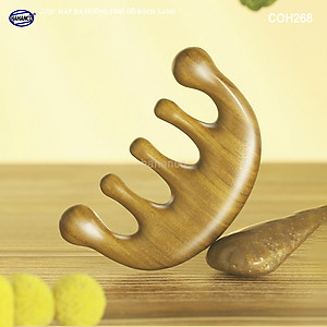 Lược Gỗ Thơm Mát Xa Da Đầu Răng Thưa Thư Giãn Giải Tỏa Áp Lực Độc Đáo - COH268