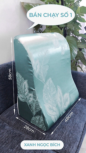 Gối kê chân chống giãn tĩnh mạch YOROKOBI cao 25cm dành cho người đau nhức chân, tiểu đường, tê bì, vọp bẻ, kiến bò, mẹ bầu phù chân tích nước - hàng thương hiệu- TÍM