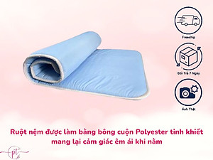 SALE SỐC NỆM VĂN PHÒNG- ĐỆM NGỦ VĂN PHÒNG CHỐNG THẮM NƯỚC 75 X 180 X 3CM ( GIAO MÀU NGẪU NHIÊN )