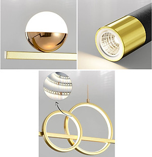 Đèn thả HEAY kiểu dáng hiện đại trang trí nội thất sang trọng.