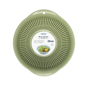 Bộ Thau Rổ Nhựa Cao Cấp Yoko Inochi Nhật Bản - An toàn cho sức khoẻ - Kháng khuẩn khử mùi đảm bảo an toàn vệ sinh thực phẩm - Size 23, 30, 35cm - Giao Màu Ngẫu Nhiên