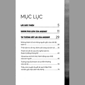 Sách Những Nhà Tư Tưởng Lớn - Arendt Trong 60 Phút