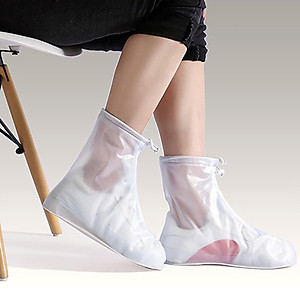 Ủng Bọc Giày Trời Mưa Chống Nước PVC Chống Bám Bẩn Áo Bảo Vệ Giày Chống Trơn Trượt Tiện Lợi