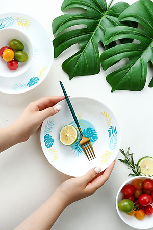 Tô thủy tinh Luminarc Diwali Hiwaii 21cm đựng thức ăn, kháng vỡ, cường lực - 1 cái - V4920