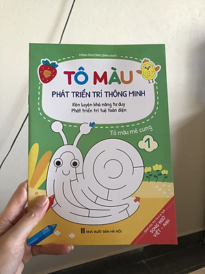 Bộ 8 cuốn Tô Màu Phát Triển Trí Thông Minh Dành Cho Bé 2-6 tuổi Song Ngữ Việt Anh Rèn Luyện Khả Năng Tư Duy Phát Triển Trí Tuệ Toàn Diện