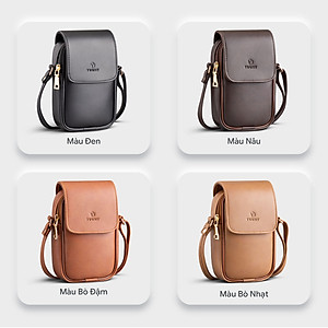 Túi Yuumy ( Thời trang nữ đựng điện thoại size 11 - Túi đeo chéo da Seasand YN120 )