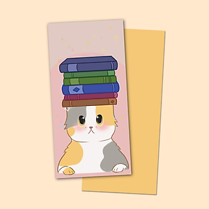 [1 Cái Ngẫu Nhiên] Bookmark Kẹp Sách, Dấu Trang Họa Tiết Hình Mèo Dễ Thương - SBOOKS