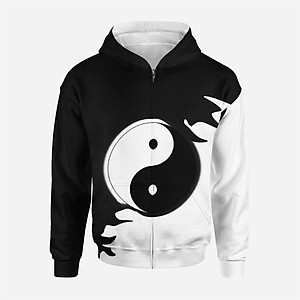 Mua 2023 Oversize Khóa Kéo Lên Áo Hoodie Nam Nữ Trẻ Em Có Mũ Thời ...