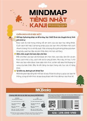 Mindmap Kanji tiếng Nhật – Dành cho trình độ sơ, trung cấp - Học kèm app