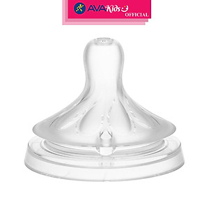 Bộ 2 núm ti Philips Avent SCY966/12 cổ rộng size 6 (từ 9 tháng) - Hàng Chính Hãng