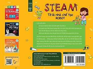 Sách Steam Tớ Là Nhà Chế Tạo Robot