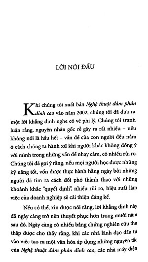 Sách Nghệ Thuật Đàm Phán Đỉnh Cao