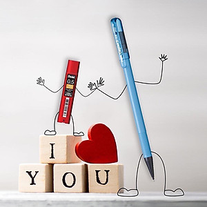 Bút chì kim bấm Pentel A105C ngòi 0.5mm thay được ruột chì đa dạng màu sắc