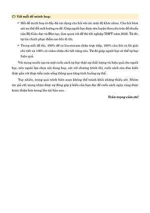 Sách - 60 Đề Minh Họa Tốt Nghiệp THPT 2026 - Môn Sinh Học