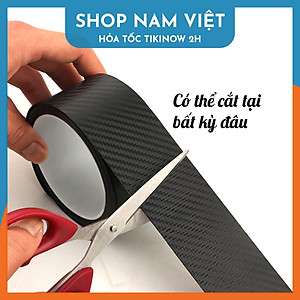 Băng Keo Carbon 3D Nhám Trang Trí Ô tô, Decal Dán Xe Chống Trầy Xước