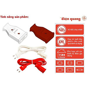 Cáp Nối Dài Điện Quang ĐQ EPF 5R.2PN (Màu Đỏ)