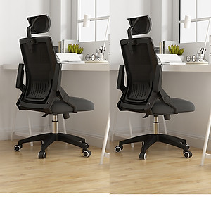 Siêu Phẩm Độc Quyền Ghế Văn Phòng Thông Minh Tay Cất Gọn AZP FURNITURE Ergonomic AZP-98723 ĐEN Style Đương Đại