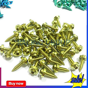 Ốc Gắn Dàn Áo 5Li-6Li Đặc Biệt Ốc Gr5 Titan Và Lục Bảo ( 1 Con)