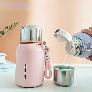 Bình Nước Giữ Nhiệt 450ML Mini Inox SUS 316 – Giữ Nhiệt Lâu, Dễ Dàng Mang Theo - HÀNG CHÍNH HÃNG MINIIN