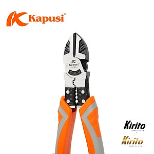 Kìm cắt đa năng KAPUSI K-8071 Japan 8inch200mm, thép CRV độ cứng cao lưỡi kìm sắc bén