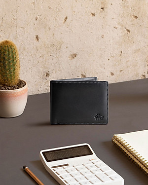 Ví nam da bò Lata ( Thời trang nam - Ví da thật LVN84 )