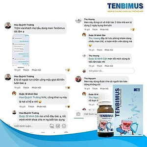 Men vi sinh TENBIMUS 10 chủng Châu Âu bổ sung lợi khuẩn, phòng ngừa rối loạn tiêu hóa, tăng cường miễn dịch cho trẻ nhỏ