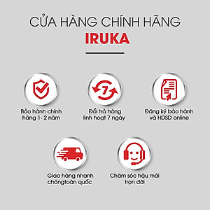 Bếp đôi hồng ngoại và điện từ cao cấp Thái Lan Iruka I20 - Hàng chính hãng