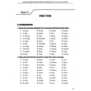 bài tập trắc nghiệm tiếng anh 8 - có đáp án (bám sát sgk cánh diều)