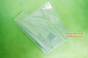 Túi đựng giấy tờ khổ A5 bằng nhựa dẻo PVC (sổ đăng kiểm, giấy chứng nhận tiêm vacxin, hoá đơn...) bamarau - Loại có nắp đậy